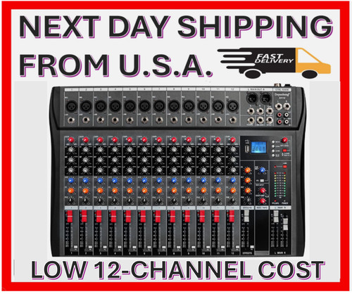 Channel mixer for studio - 12, dj