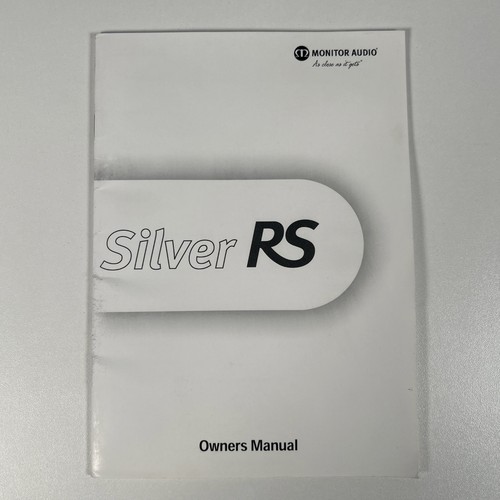 Monitor audio silver owners - rs,