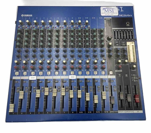 Yamaha mg16 6fx - mg16/6fx, 16-channel